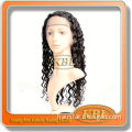 100% unprocessed crochet braids with human hair kinky curly hair wig lace wig
